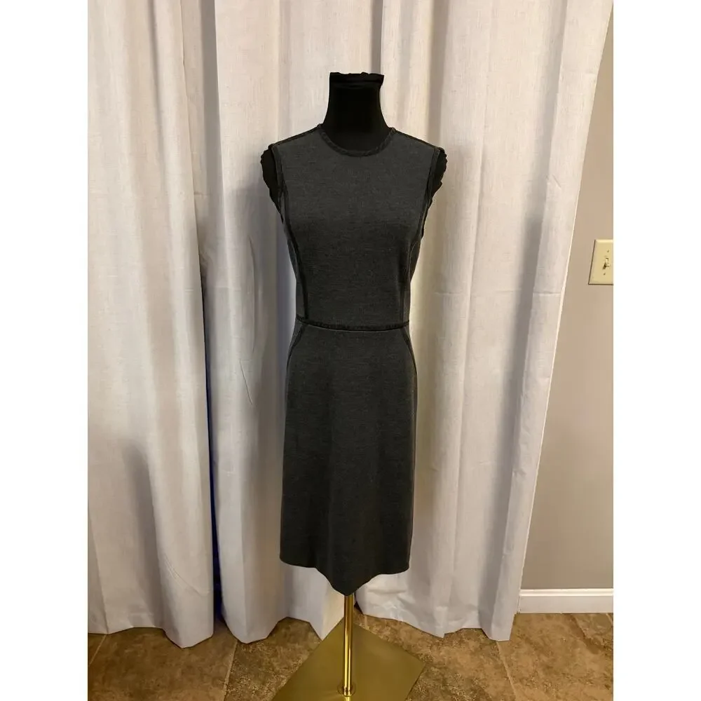 Grey Pencil Dress By Tory Burch Size Small
